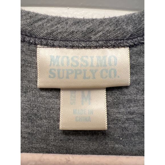 Mossimo Supply Co Women’s Scoop Neck Ruffle Hem Sleeveless Maxi Dress Sz M Gray‎ - Picture 3 of 6